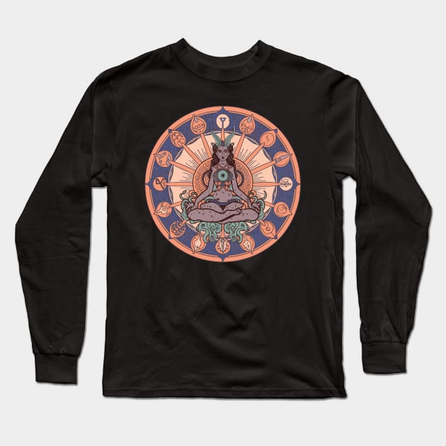 Spellbound Souls: Journey into the Occult Long Sleeve T-Shirt by Lucifer